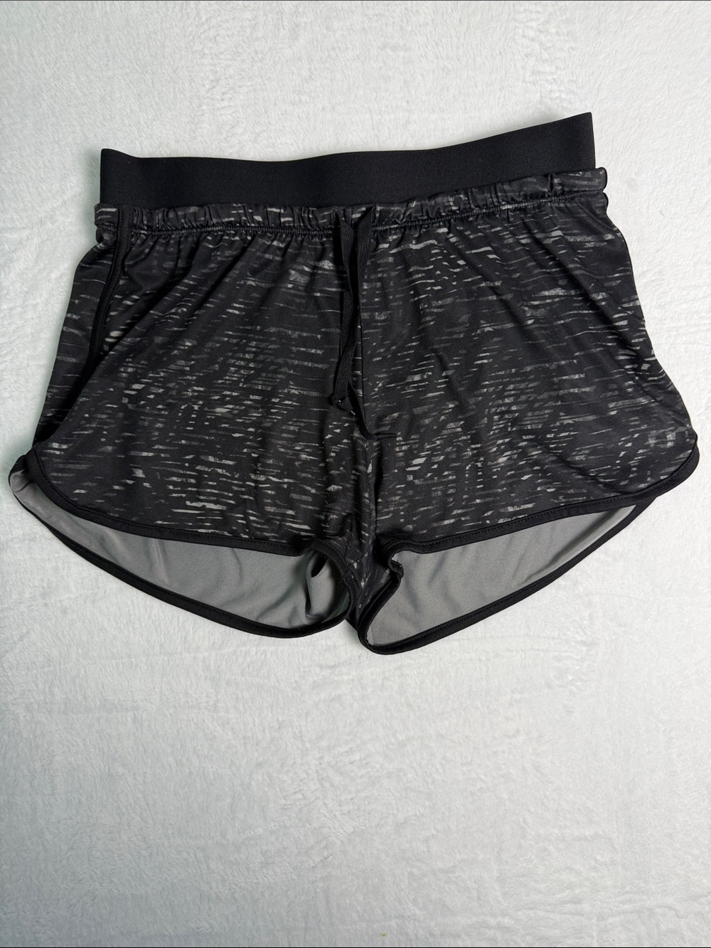 Black Heathered Athletic Shorts Size Small